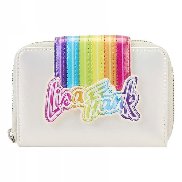 Loungefly Lisa Frank Rainbow Logo Zip Around, novčanik