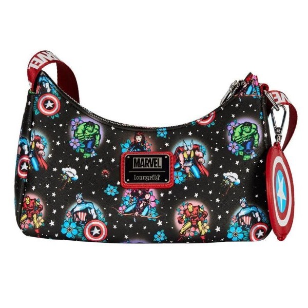 Loungefly Marvel Avengers Tattoo Shoulder Torba