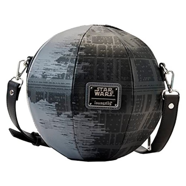 Loungefly Star Wars Return Of The Jedi 40TH Anniversary Death Star Figural Crossbody Bag