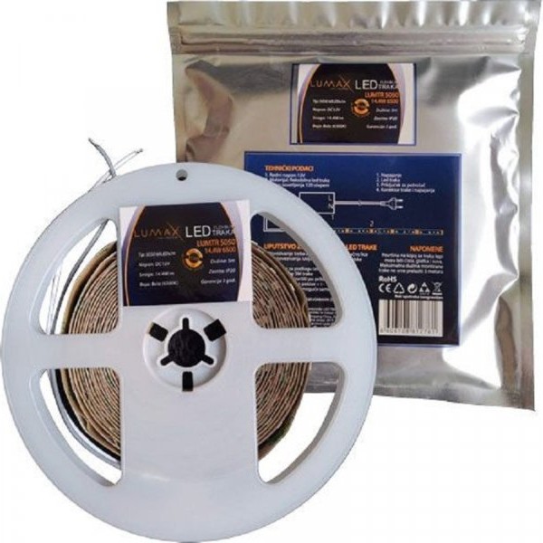 LUMAX Led traka LUMTR 5050 14.4W 6500K