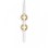 LUNA 153 VISILICA G9 WITHOUT BULB AMBER GLASS