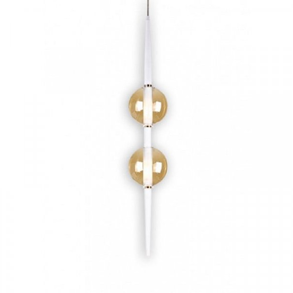 LUNA 153 VISILICA G9 WITHOUT BULB AMBER GLASS