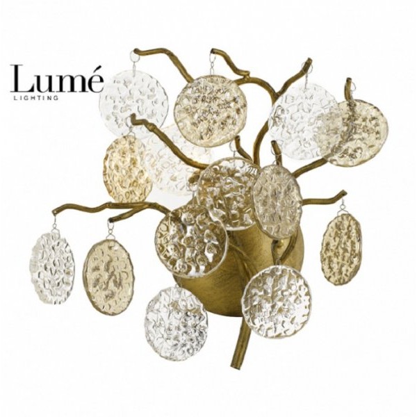 LUNA 166 ZIDNA LAMPA 1*G9 BRONZA