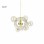 LUNA 197 LUSTER LED 14W 3000K ANTIQUE MESING