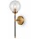LUNA 209 Zidna lampa ž 1*E14 Mesing