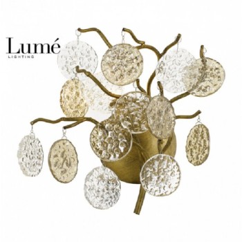 LUNA 214 zidna lampa 2*G9 bronza (9881)