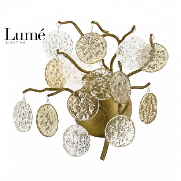 LUNA 214 zidna lampa 2*G9 bronza (9881)