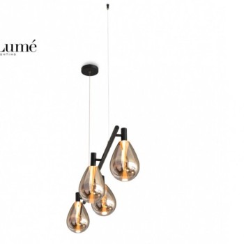 LUNA 268 LUSTER 16W 3000K CRNA