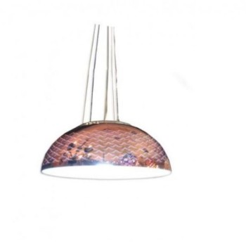 LUNA 82 VISILICA 3D 1*E27 HROM/BRONZA