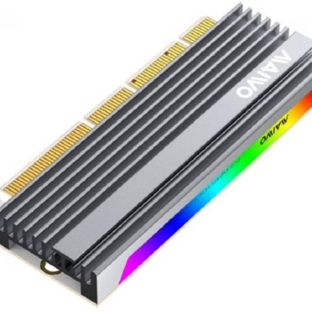 MAIWO Adapter M.2 NVMe na PCI-Express RGB Alu heatsink KT058
