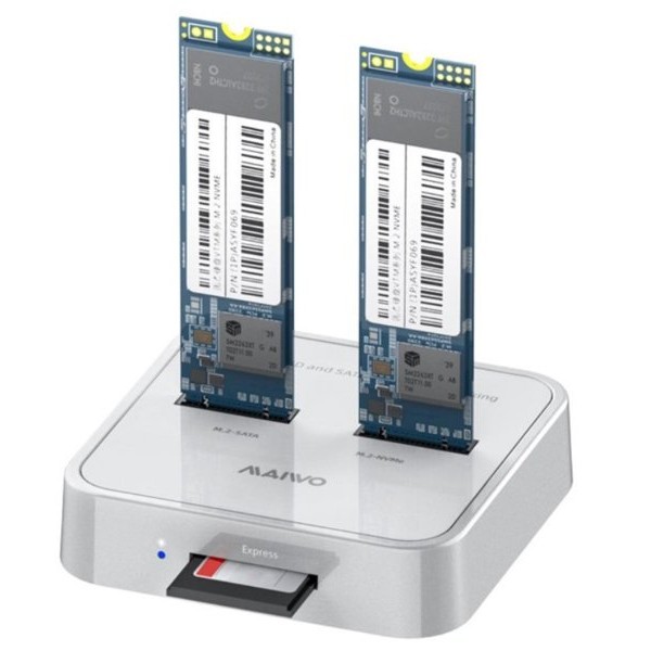 MAIWO Docking station K3016SD USB 3.1 tip C na 2 x M.2 SATA & PCIe NvMe