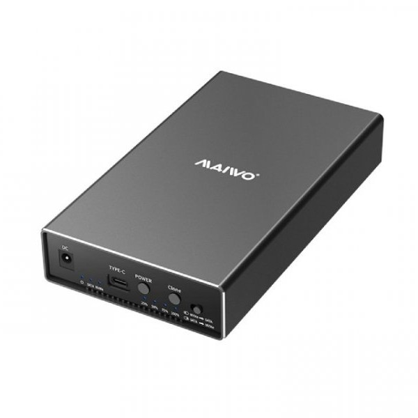 MAIWO Klon Kućište USB 3.2 Gen2 10Gbps HDD/SSD za 3,5''/2,5'' HDD i NVMe SSD K3527N