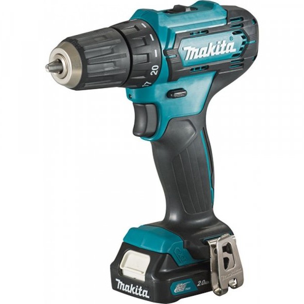 MAKITA Akumulatorska bušilica – odvijač DF333DWAE, 12V, 2×2.0 Ah