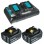 MAKITA SET 10 BL1850B 2 x 5Ah + DC18RD brzi dupli punjac 18 V