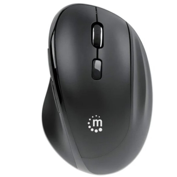 MANHATTAN Bežični miš Ergonomic 190237, crni