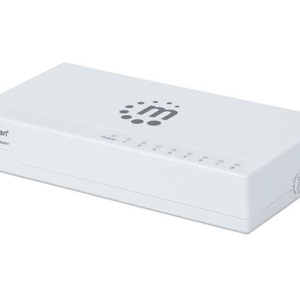 MANHATTAN INT MH 8-Port Fast Ethernet Switch, Plastic
