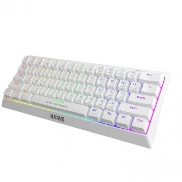 MARVO Bela gaming tastatura, KG962WH