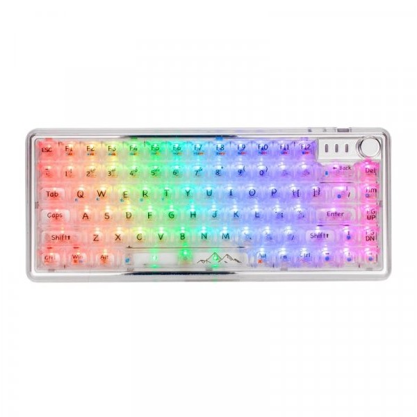 MARVO KG979G Transparentna mehanička tastatura