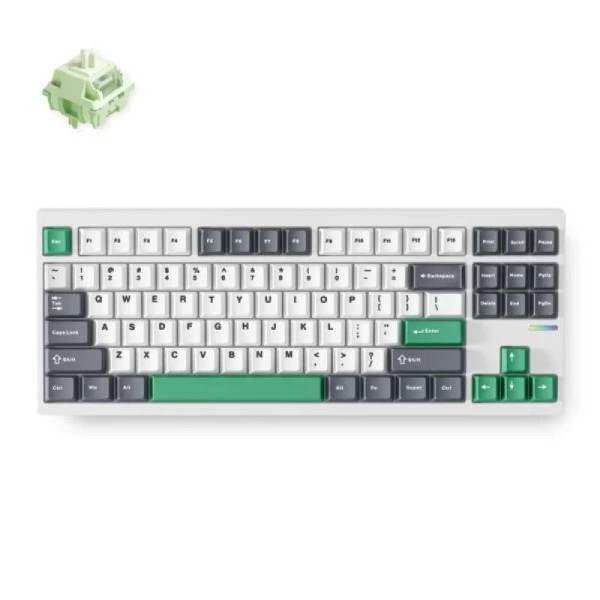 MCHOSE GX87 Lite Mehanička white nano spraying
