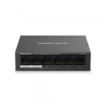 MERCUSYS MS106LP/4-Port PoE+ Switch