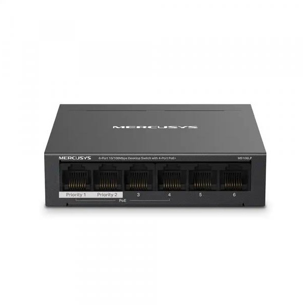 MERCUSYS MS106LP/4-Port PoE+ Switch