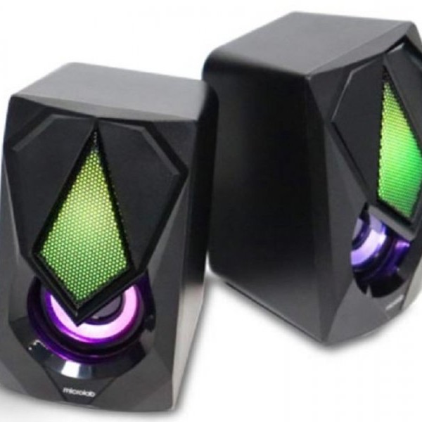 MICROLAB B-25 Stereo zvucnici black, 6W RMS (2 x 3W), USB power, 3,5mm RGB