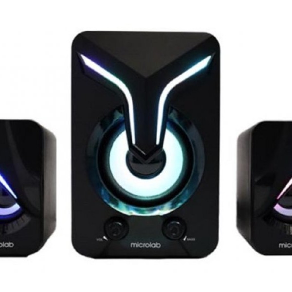 MICROLAB U270 Phenix Stereo zvučnici  black 11W (5W, 2x3W)USB power 3,5mm LED