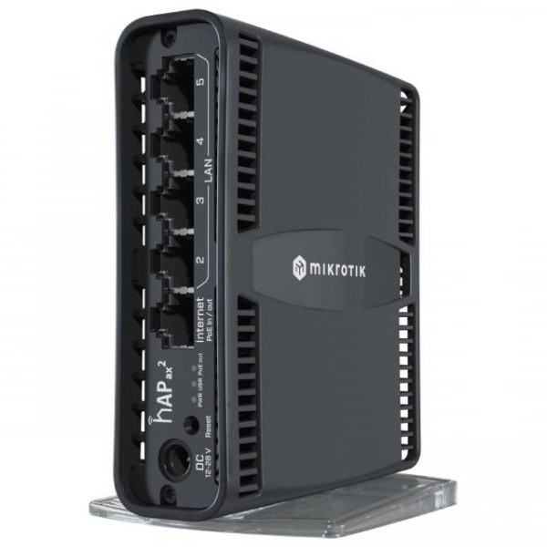 MIKROTIK (C52iG-5HaxD2HaxD-TC) hAP ax2, RouterOS L4, ruter