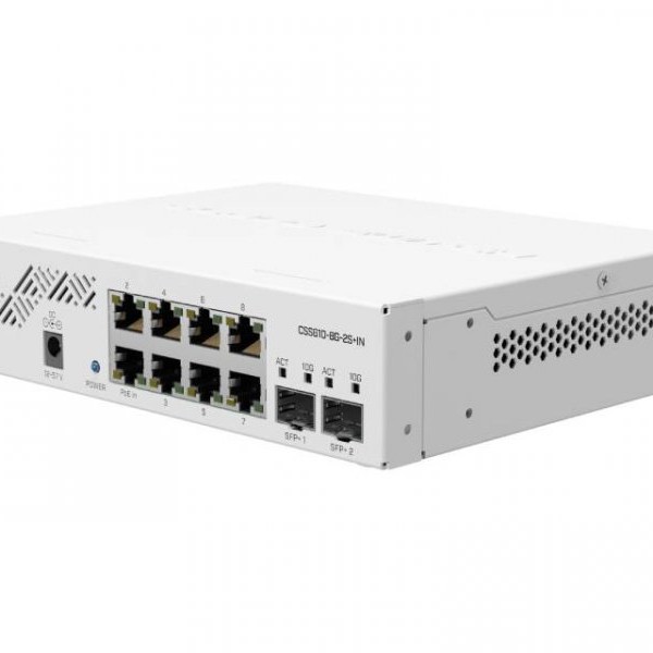 MIKROTIK (CSS610-8G-2S+IN) SwOS Lite upravljivi switch