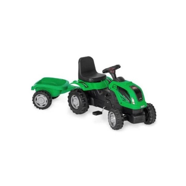 Milla Toys Traktor na pedale sa prikolicom zeleni 88/10114