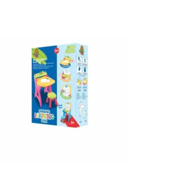 Milla Toys Sto i tabla sa stolicom roze 2u1