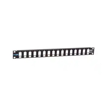 MIRSAN Patch panel 19/1U sa 16 slotova ,bez modula RAL9005 Mirsan MR.19P16P1U.01