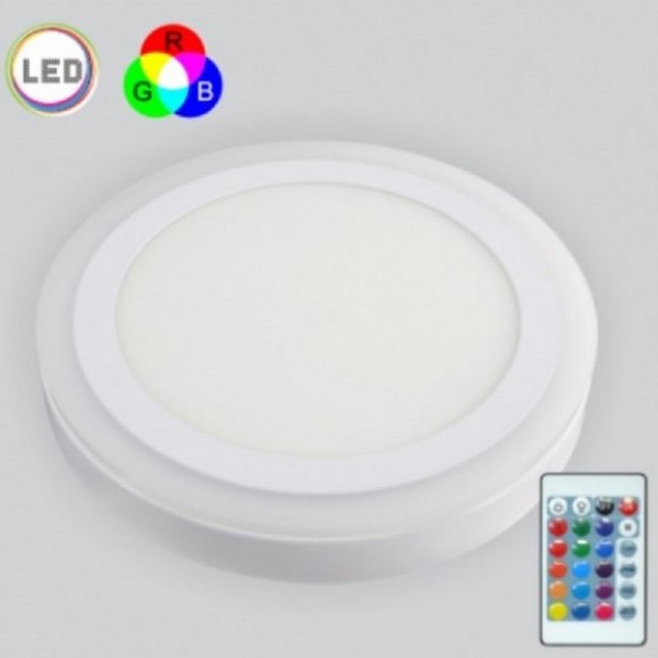 MITEA LED RGB okrugli nadgradni panel MP18NO-WRGB 18W+6W, 6500K + daljinski