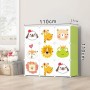 ModernHome Dečiji ormar sa 9 Polica Animals