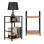 ModernHome Drvena polica sa dva nivoa, loft wild oak
