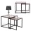 ModernHome Klub sto loft, set od dva komada