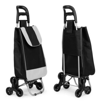 ModernHome Kolica za pijacu 25l torba crna