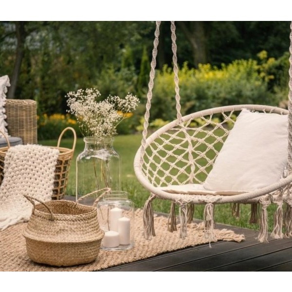 ModernHome Ljuljaška za terasu Modern bela (GW-076 WHITE)