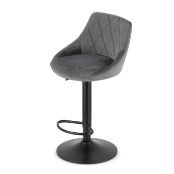 ModernHome ModernHome Barska stolica Kast grey velvet