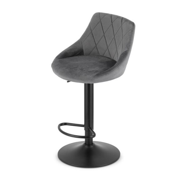 ModernHome ModernHome Barska stolica Kast grey velvet