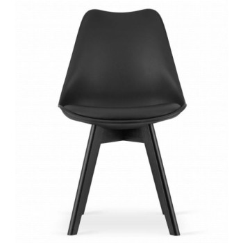 ModernHome Napoli set 4 stolice Double Black