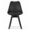 ModernHome Napoli set 4 stolice Double Black