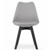 ModernHome Napoli set 4 stolice Gray Black