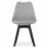 ModernHome Napoli set 4 stolice Gray Black