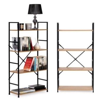 ModernHome Polica za knjige Loft 4 Wild Oak (CWJ6024112LG-WO)