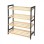 ModernHome Polica za obuću 4 nivoa Bamboo
