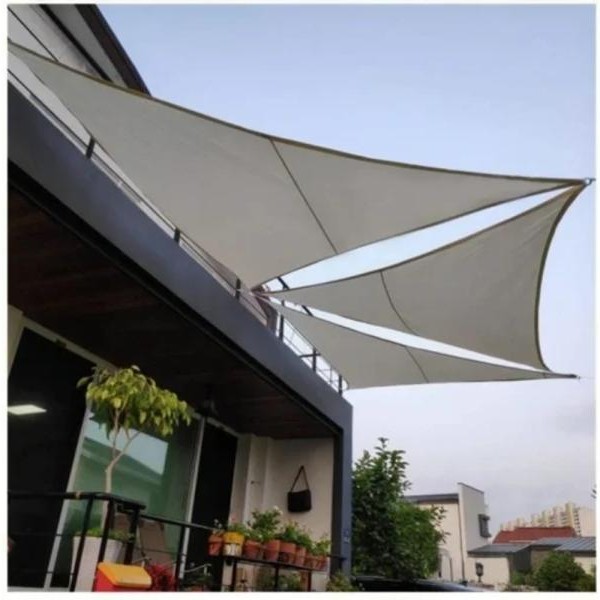 ModernHome SOLARNO KVADRATNO JEDRO ZA HLAD 4X4M GRAY