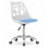 ModernHome Stolica Print White Blue