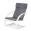 ModernHome Stolica za ljuljanje white charo