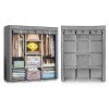 ModernHome Veliki platneni garderober sa policama 3 (PJJSC002)